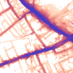Daytime road noise heatmap for E3 2QA
