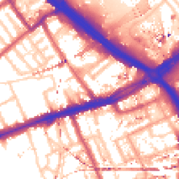 Daytime road noise heatmap for E3 2QB