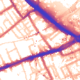 Daytime road noise heatmap for E3 2QS