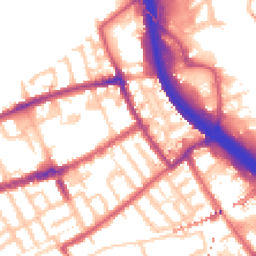Daytime road noise heatmap for E3 2RN
