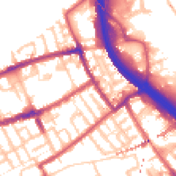 Daytime road noise heatmap for E3 2RW