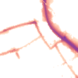 Night-time road noise heatmap for E3 2RW