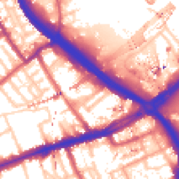 Daytime road noise heatmap for E3 2SY