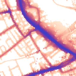 Daytime road noise heatmap for E3 2TR