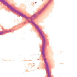 Night-time road noise heatmap for E3 3DH