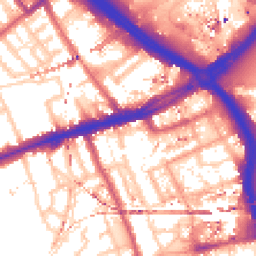 Daytime road noise heatmap for E3 3DX