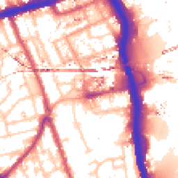 Daytime road noise heatmap for E3 3FJ
