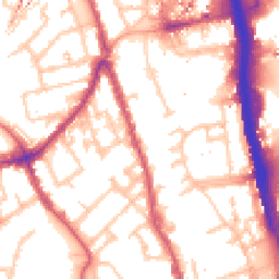 Daytime road noise heatmap for E3 3GY