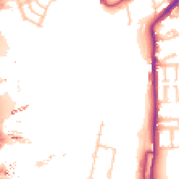 Daytime road noise heatmap for E3 3JL