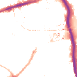 Night-time road noise heatmap for E3 3PD