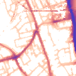 Daytime road noise heatmap for E3 3QJ