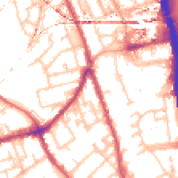 Daytime road noise heatmap for E3 3QU