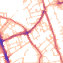 Daytime road noise heatmap for E3 3RY