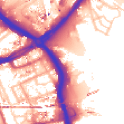 Daytime road noise heatmap for E3 3UN