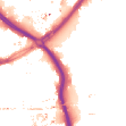 Night-time road noise heatmap for E3 3UN