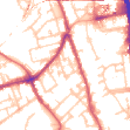 Daytime road noise heatmap for E3 3UT