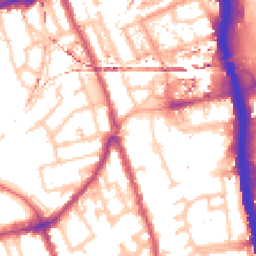 Daytime road noise heatmap for E3 3XS