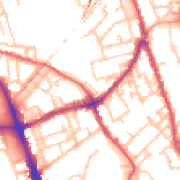 Daytime road noise heatmap for E3 4BA