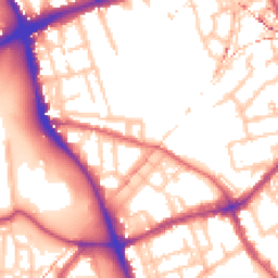 Daytime road noise heatmap for E3 4BH