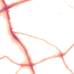 Night-time road noise heatmap for E3 4BH