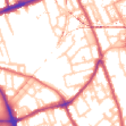 Daytime road noise heatmap for E3 4BS