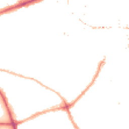 Night-time road noise heatmap for E3 4BS