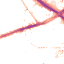Night-time road noise heatmap for E3 4DS