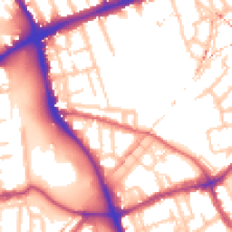 Daytime road noise heatmap for E3 4GG