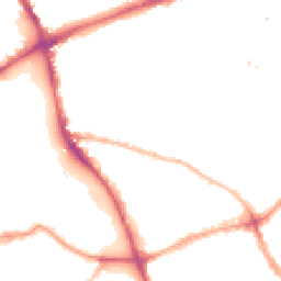 Night-time road noise heatmap for E3 4GG