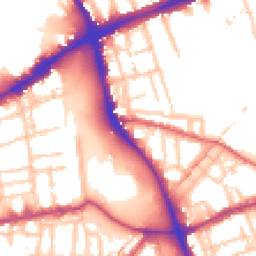 Daytime road noise heatmap for E3 4JL