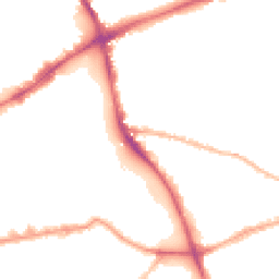 Night-time road noise heatmap for E3 4JL