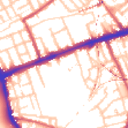 Daytime road noise heatmap for E3 4PG