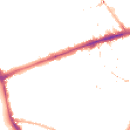 Night-time road noise heatmap for E3 4PG