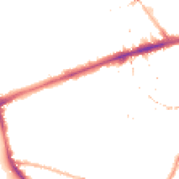 Night-time road noise heatmap for E3 4PS