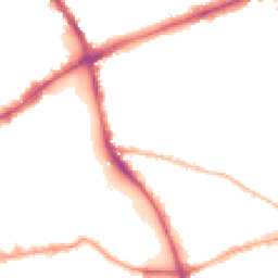Night-time road noise heatmap for E3 4QE