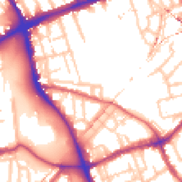 Daytime road noise heatmap for E3 4QQ