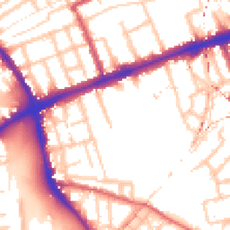 Daytime road noise heatmap for E3 4RH