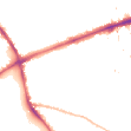 Night-time road noise heatmap for E3 4RH