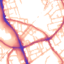 Daytime road noise heatmap for E3 4RW