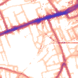 Daytime road noise heatmap for E3 4XB