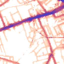 Daytime road noise heatmap for E3 4XD