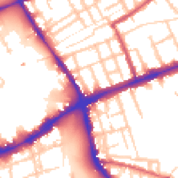 Daytime road noise heatmap for E3 5AJ