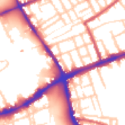 Daytime road noise heatmap for E3 5AR