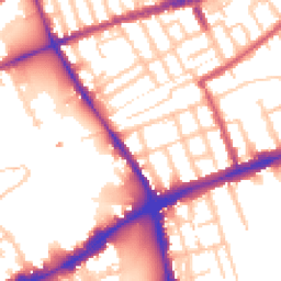 Daytime road noise heatmap for E3 5AS