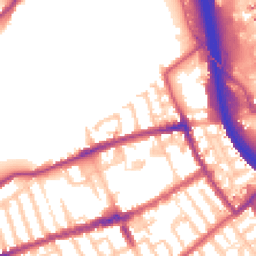 Daytime road noise heatmap for E3 5BA