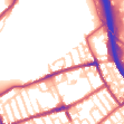 Daytime road noise heatmap for E3 5BF