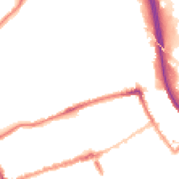 Night-time road noise heatmap for E3 5BF