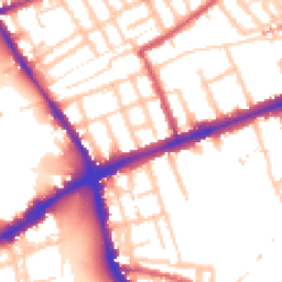 Daytime road noise heatmap for E3 5BJ