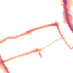 Night-time road noise heatmap for E3 5JX