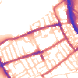 Daytime road noise heatmap for E3 5JY